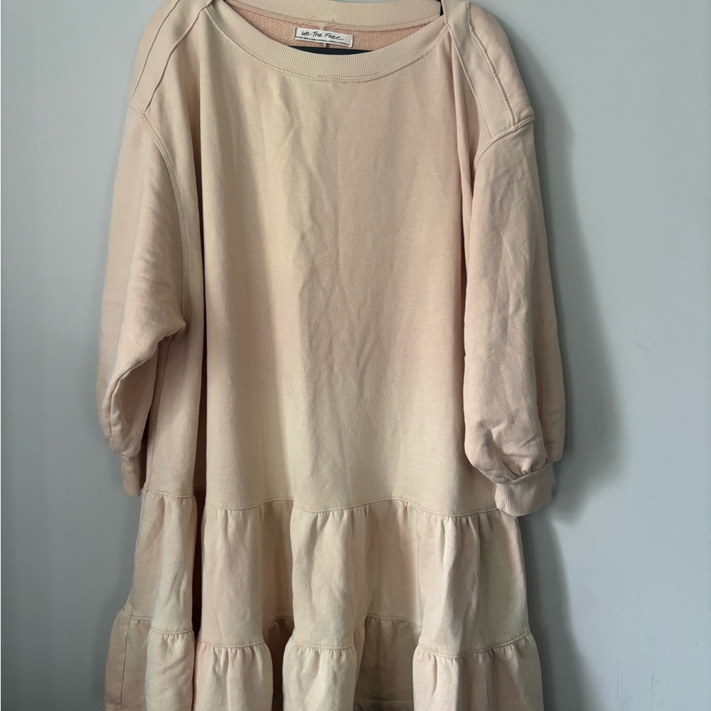 We The Free Soft Cream Long Sleeve Dress